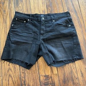Gap Black Denim Shorts
